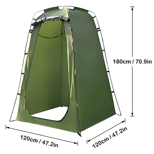 image for Lixada Outdoor 6FT Quick Set Up Privacy Tent Pop-up Tent, Toilet, Camp