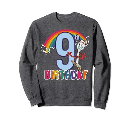 Sweat Forky Toy Story 4 pour 9 ans anniversaire arc-en-ciel