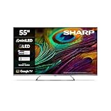 televisore sharp 40 pollici lcd CONNETTIVITÀ COMPLETA: Dotato di 4 porte HDMI 4K a 60 Hz, 2 USB, Bluetooth, LAN, uscita ottica e jack audio da 3,5 mm.
