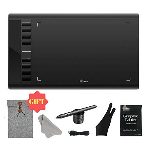 Ugee M708 Pro Digital Drawing Graphics Tablet 8192 Sensitivity Level 10x6 Inch Active Area Animation Art Design