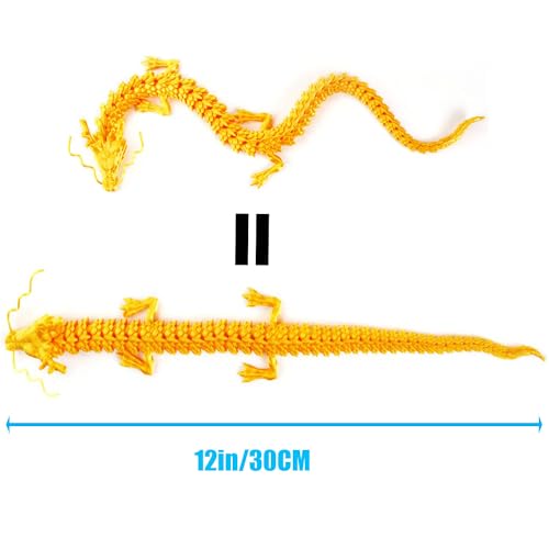 Dragón 3D Impreso Articulado como Figura Decorativa miniatura 4