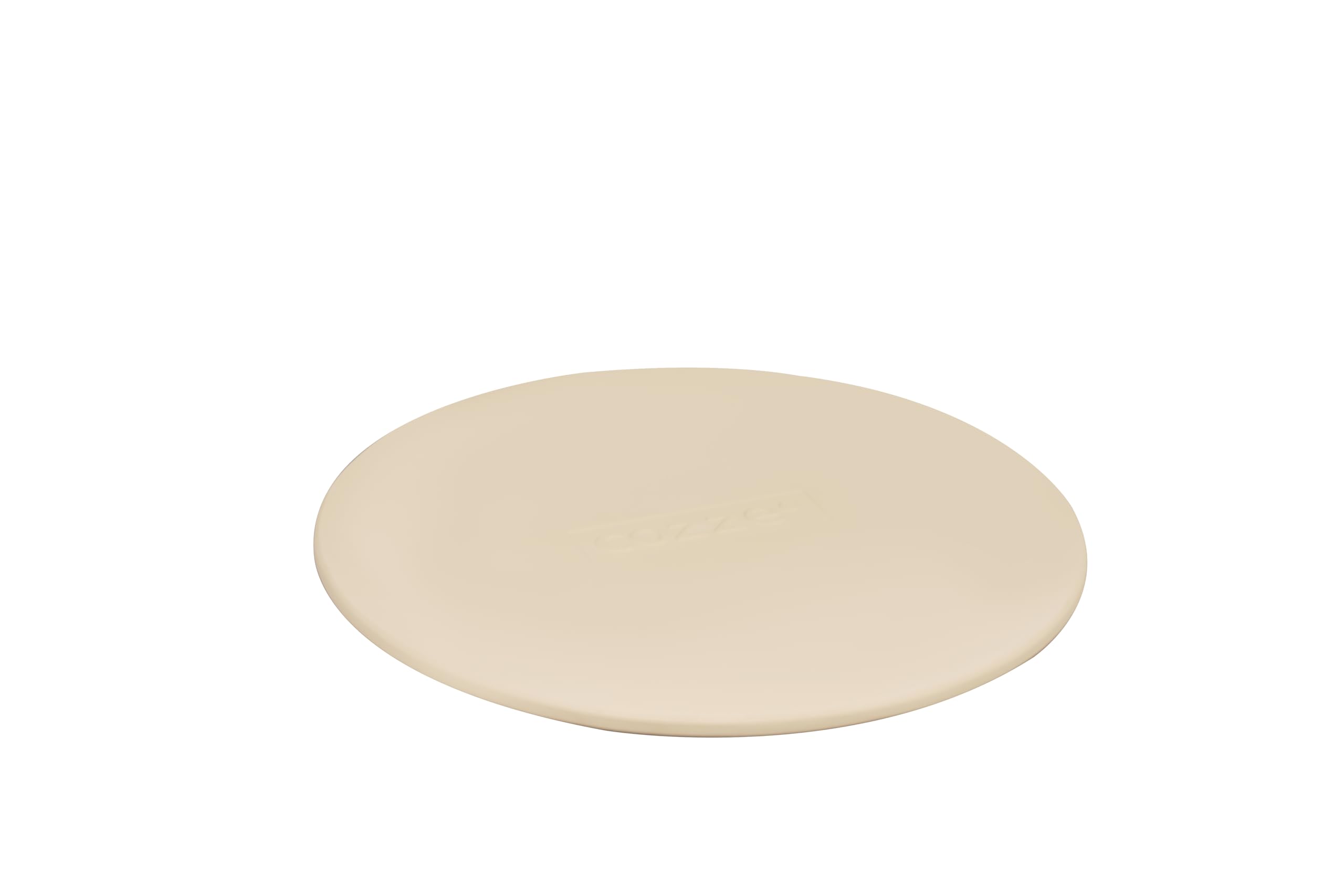 Cozze® Pizzastein für 13" ROTATE Pizzaofen – Runder, rotierender Pizzastein Ø34,5 cm aus Cordierit – Perfekt für knusprige Pizzen im Backofen & Grill