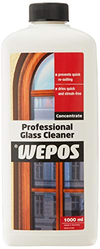 Wepos 2000103658, Detergente professionale per vetri, 1 litro