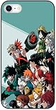 Compatible avec My Hero Bakugou Anime Academia 3 iPhone 7/8/SE 2020 Coque fine et flexible en silicone (noir)