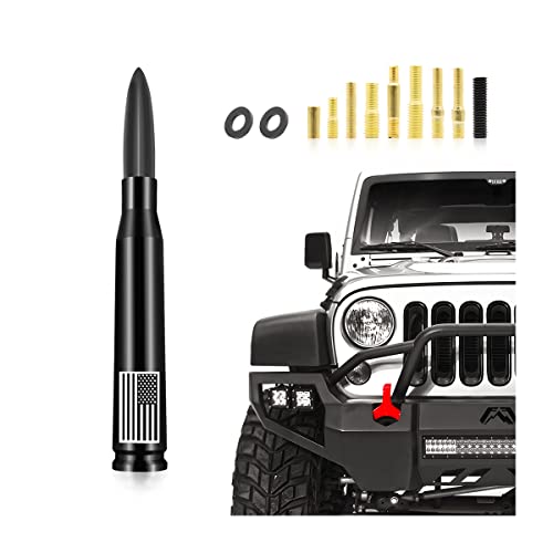 Auceli AUCELI-ANTENNA Car Antenna Mast, American Flag Aluminum Automobile Antenna Mast thumb #6