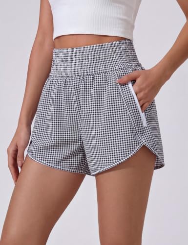 Image of BMJL 2.5 inch Athletic Shorts for Women Comfy High Waisted Short with Pocket