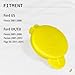 Click&Fit Windshield Washer Fluid Bottle Cap compatible with Ford Fiesta from 2001 to 2008, Fusion 2001-2012 – Car Water Tank Reservoir Cap replaces 1488251 38-39mm, Yellow