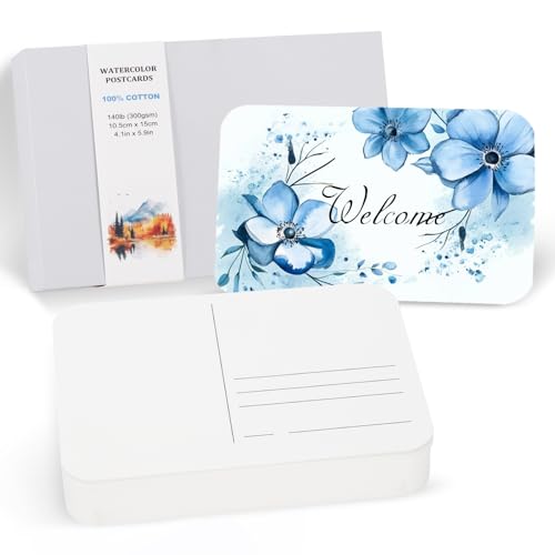 Cartes postales aquarelle 300g contre le gondolement du papier