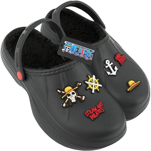 Get Trend One Piece Zuecos Niño Invierno Forrados, Anime