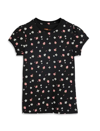Image of Amazon Brand - Symbol Girls 100% Cotton Graphic Printed Half Sleeves Regular fit T-Shirt
