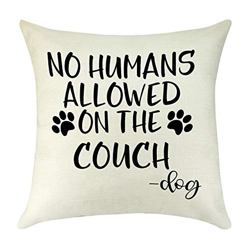 Top 10 Best Dog Pillow Covers 9 Dog Lover Gift Throw Pillow Cover Funny Sweet Words Dog ...