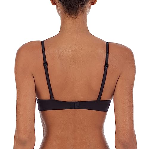 DKNY Damen Litewear Bügelloser T-Shirt-BH, Undurchsichtige, Schwarz, 80B