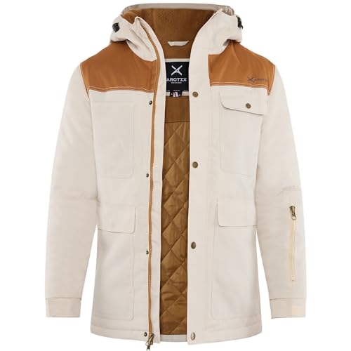 Men's Fleece Lined Insulated Reinforced Performance Cold Weather Outdoor Jacket2