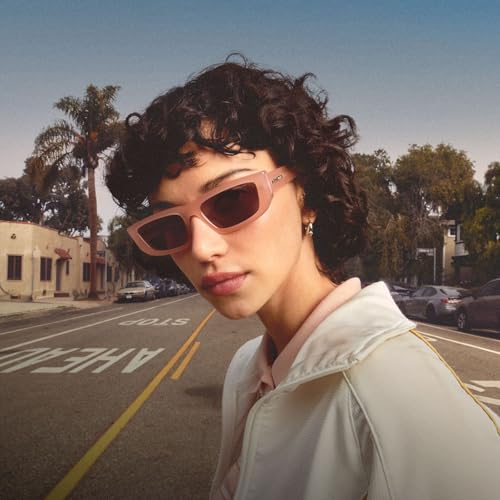 Image of ARNETTE Sunglasses AN 4357 124769 Opal Peach /Dark Violet Polyamide Standard