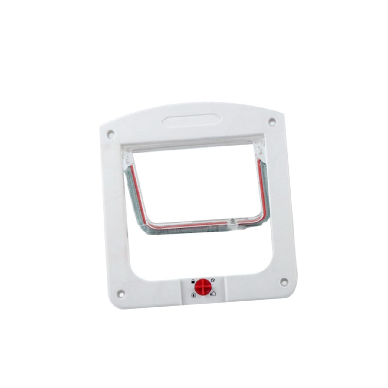 VANZACK Baby Gates Cat Door Pet Door Easy Install Scratch-Resistant Inner Frame