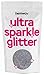 Produktbild Hemway Ultra-Schein-Glitter Silber 100g / 0,35 Unzen Multi-Purpose-Epoxidharz-Kunsthandwerk Kosmetik Sicher Körperbehaarung Gesicht Nagel Hochzeit Kunst Schönheit Tumblers Blumen Puder-Staub-Premium-