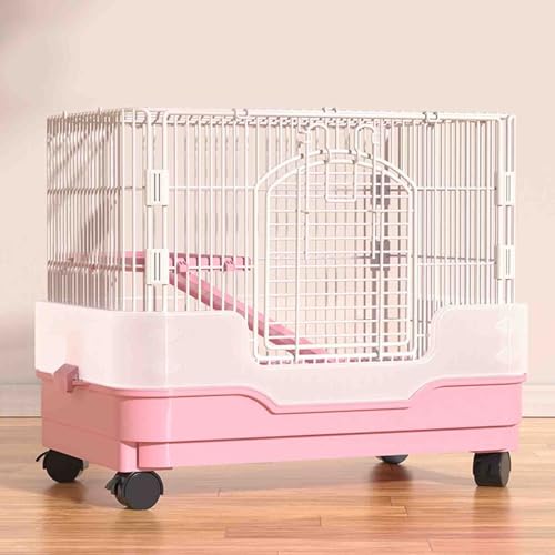 WPWSDWMX Conigliera da Interno, Gabbia per Piccoli Animali a 2