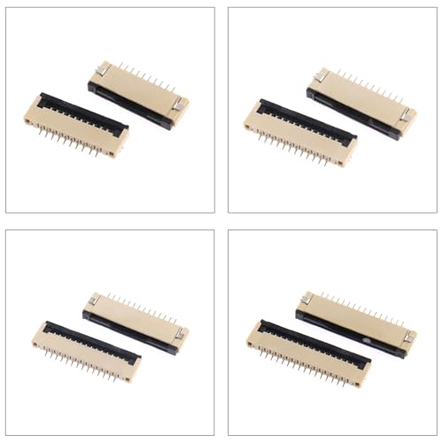 Kit Conector FFC FPC 1.0mm Flip-Lock 4P-30P miniatura 4