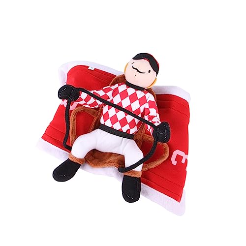 Disfraz de algodón para perro Garneck rojo XL miniatura 1