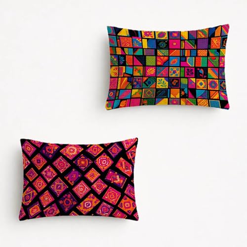 Fundas para cojines 70 x 50 modernos de terraza y sofá exterior e interior 3