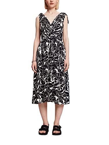 Robe femme Esprit 043eo1e318 chic et élégante en maille fluide de couleur noire