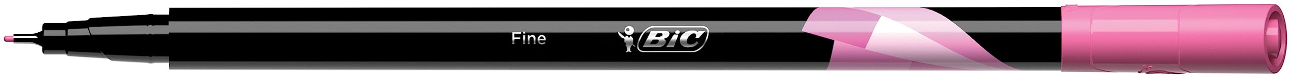 Pennarelli BIC Intensity Fine - Punta 0.4 Mm, Colore Rosa, Confezione Da 12 - Foto 4