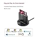 Smart Card Reader USB C, DAOKER DOD Military CAC Card Reader, ID Reader Compatible with Mac, MacBook Pro, Chromebook and Other Type C Laptops | Compatible Windows 10/8/7, Mac OS X | Built-in Cable