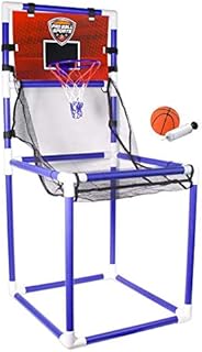 Maccabi Art Pro Ball Mini Air Slam Basketball Hoop Arcade for Kids, Adjustable Height, Indoor Sports Toys - Includes Ball and Pump