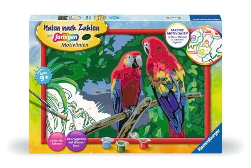 Ravensburger Malen Nach Zahlen - Bunte Papageien