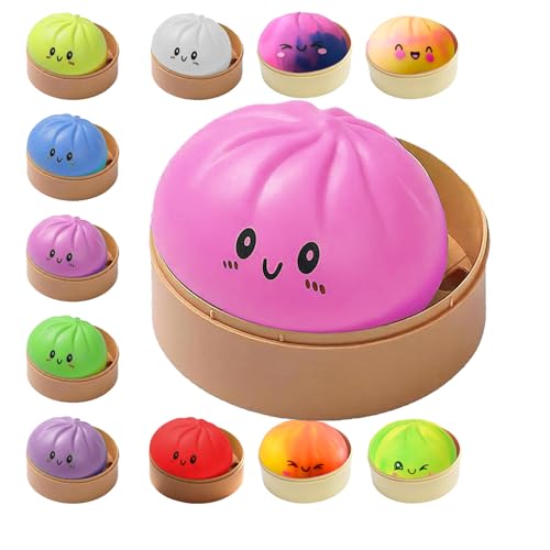 Dumplings Squishy Stress Balls Fidget Sensory Toy Mystery Dumplings Squishy Soft Squeeze Decompression Dough for Adults