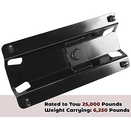 Ecotric Gooseneck Ball Plate Fit For 5Th Wheel Rails Gooseneck Adapter Trailer Hitch 2 Packages #TOP3