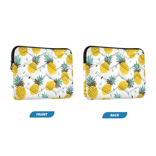 Funda para portátil 13-14 pulgadas con diseño de piñas amarillo miniatura 2