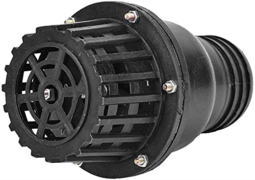 Waterpomp voetklep zwart PVC Lagedruk Savourless-terugslagklep voor soepele machine (3") (Size : 1.5") - Image 3