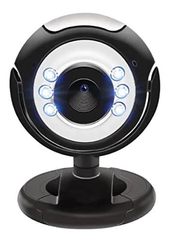Webcam HD 720P USB 2.0 6 Leds Microfone Lehmox - LEY-53