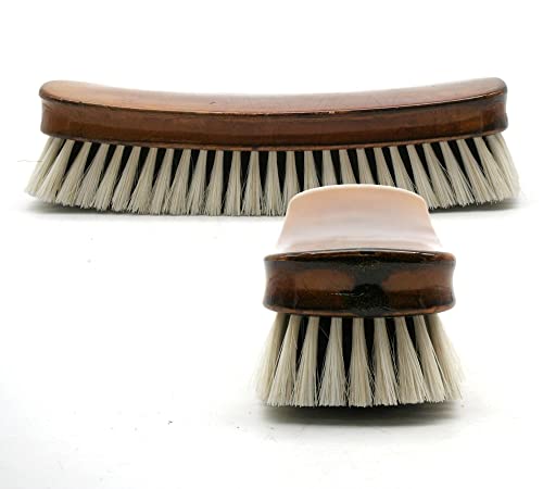 Miniatura 2 de Doja Barcelona Cepillo Ropa Pelo Animal Fabricado En España Cepillo Para Ropa Ergonomico Y Delicado Quitapelusas Limpieza Zapatos Alfombra Sofa Tapiceria Limpia Manchas De Cerdas Naturales