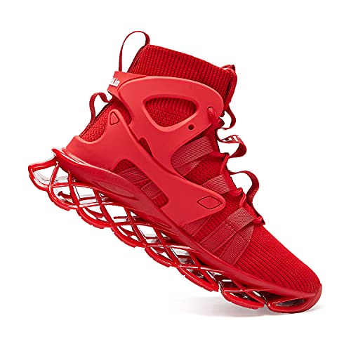 Hello Mrlin Running Shoes Womens Comfortable Fashion Non Slip Sneakers Walking Gym Tennis Sport Athletic Shoes Hip Hop Red #TOP3