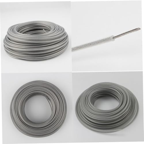 Hilo para desbrozadora de acero reforzado flexible para cortacésped 8