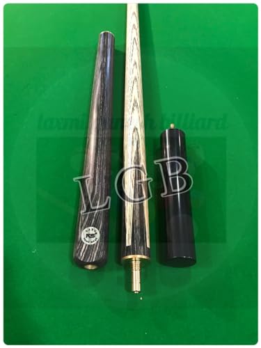 Image of LGB Snooker Master Classic Cue Stick with Extension and Leather Cue Case, Glove, Chalk Holder, Chalk, Tip
