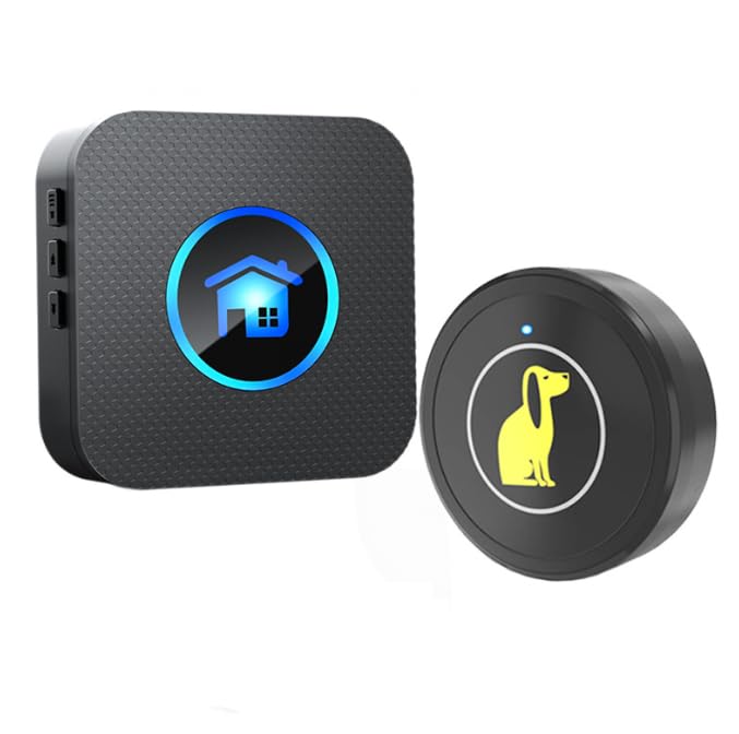 VRTYVEYBB Hunde-Kommunikationstürklingel, kabelloses Design für...