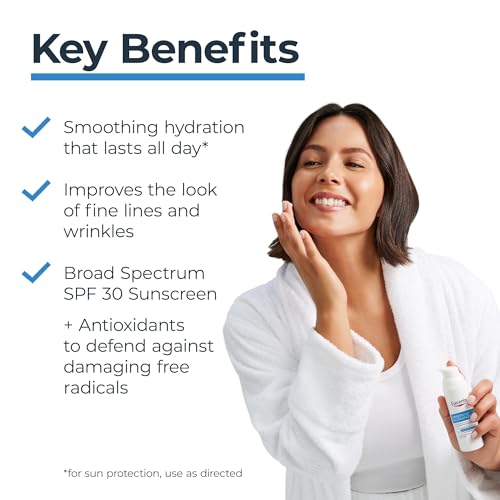 Eucerin Immersive Hydration Daily Face Lotion Broad Spectrum SPF 30 Sunscreen with Hyaluronic Acid, Lightweight Face Moisturizer Reduces Look of Wrinkles, 1.7 Fl Oz Bottle - Image 2