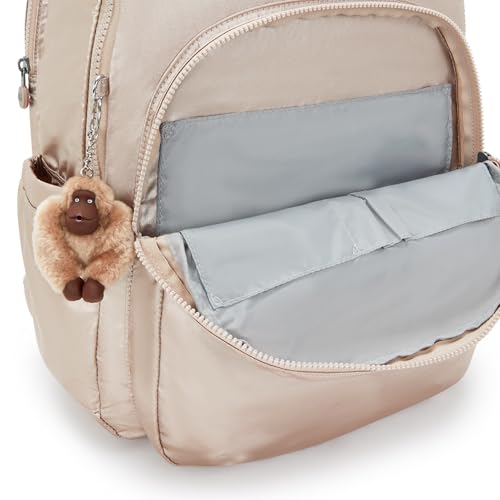 Image of Kipling Women's Seoul Extra Large 17 inch Laptop Backpack, Durable, Roomy with Padded Shoulder Straps, Built-In Protective Sleeve