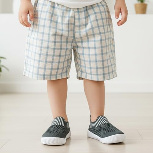Image of MORENDL Baby Toddler Walking Socks Non-Slip Breathable Unisex Casual Sneakers