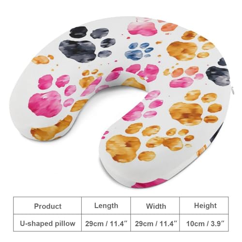 Almohada de viaje espuma viscoelástica tamaño único miniatura 2