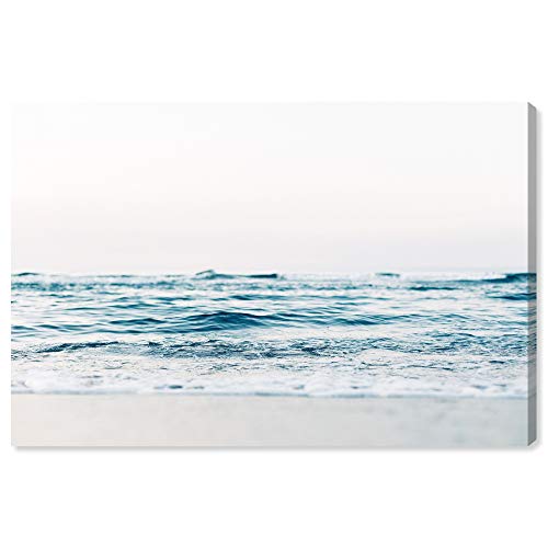 The Oliver Gal Artist Co. Oliver Gal 'Mitad Mas' Blue Nautical and Coastal Wall Art Print Premium Canvas, 15" x 10",