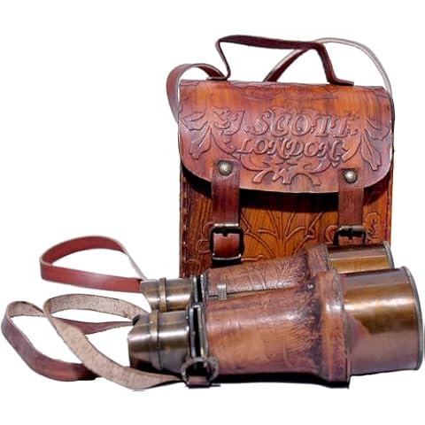 Jumelles NAVIROCK en laiton et cuir Cover