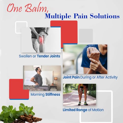 Image of Pain Relief Balm, Ayurvedic Herbal Formula, 10ml | Fast Relief from Joint Pain, Back Pain, Headache, Knee Pain & Muscle Stiffness, Deep Penetration, Long-Lasting Comfort