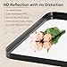 DUMOS Black Vanity Bathroom Mirror for Wall, Metal Framed Rounded Rectangular Modern Mirrors for Over Sink, 30x40 Inch for Farmhouse, Tempered Glass, Hangs Horizontally or Vertically