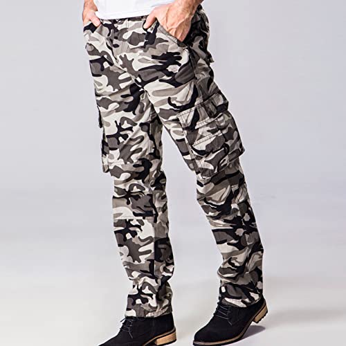 Pantalones cargo para hombre estilo militar camuflaje miniatura 2