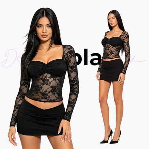 SANNIDHI black lace top – image 6