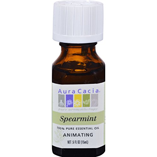 Aura Cacia Aceite Esencial de Menta Verde